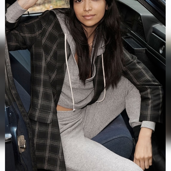 Madewell Caldwell Double-Breasted Blazer in Seaton Plaid - Picture 5 of 12